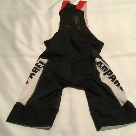 Racing Apparel Woman s Road Racing Bicycle Bibs W/Pad Black Size S GUC - Picture 7 of 11